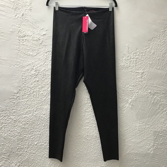 COMMANDO Faux Leather Leggings w/Perf Control - Picture 6 of 8